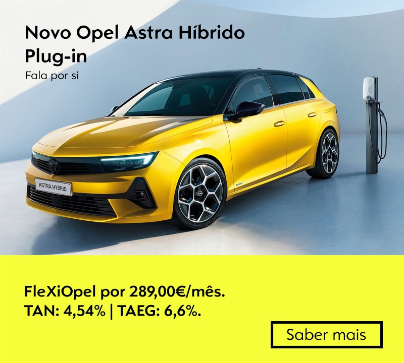 Novo Opel Astra Híbrido Plug-in - Por 289€/mês
