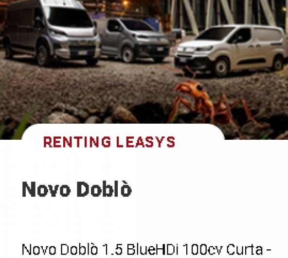 RENTING LEASYS Novo Dobl�- Por 199 �/m�s (S/IVA)*