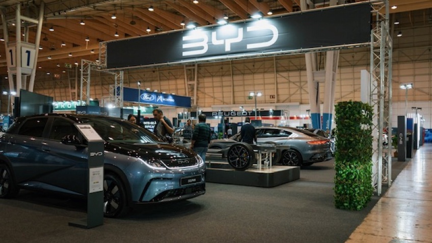 BYD marca presena no ECAR SHOW com exposio e test-drives dos seus modelos.