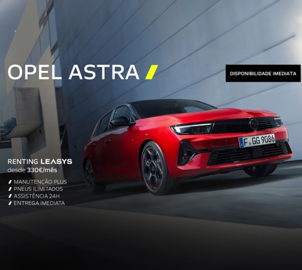 Opel Astra Renting Leasys - Desde 330€/mês