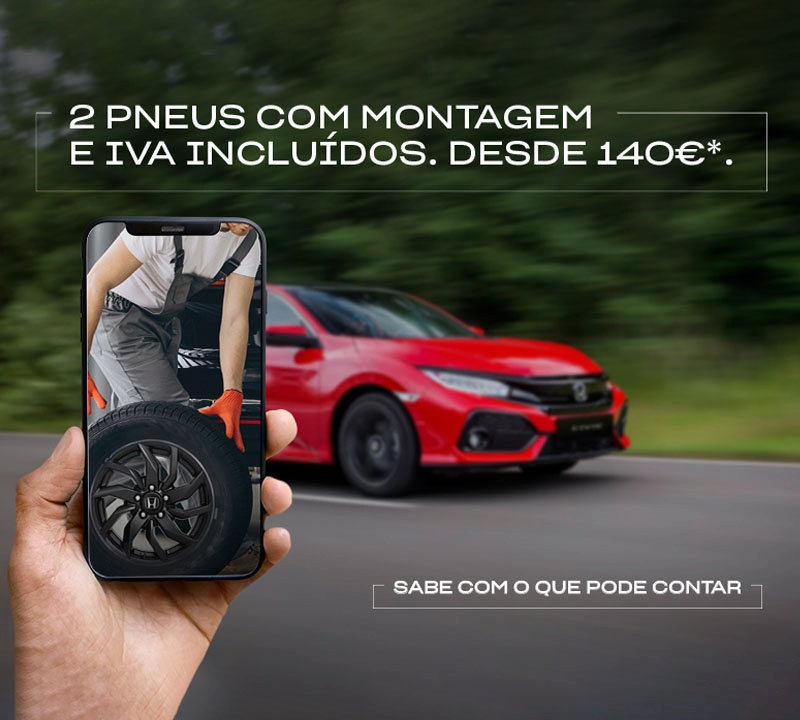 Sabe com o que pode contar - 2 pneus com montagem - Desde 140€ Sabe com o que pode contar - 2 pneus com montagem - Desde 140€