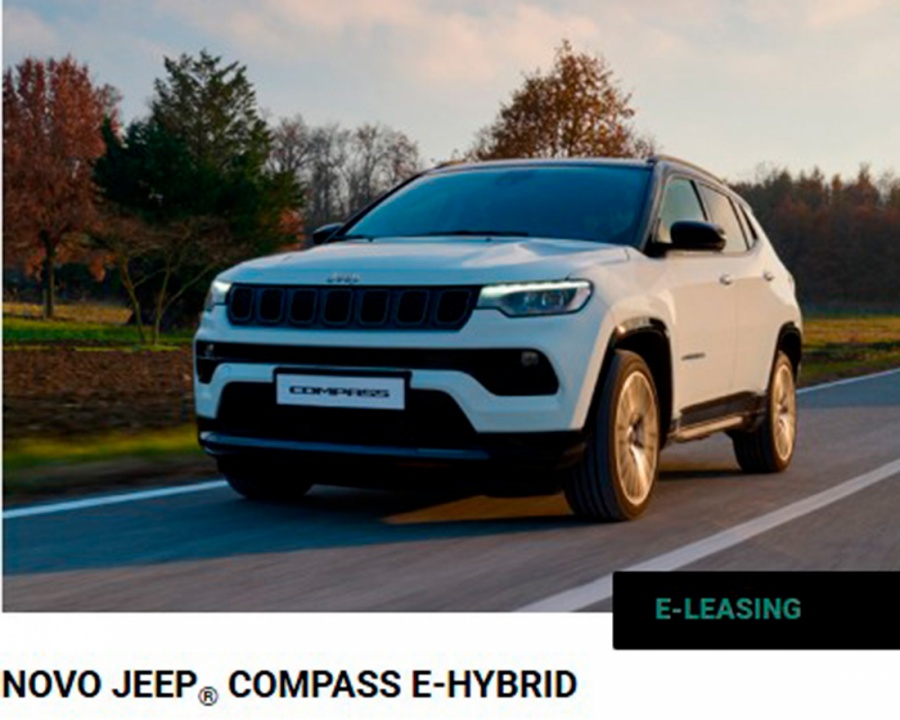NOVO JEEP® COMPASS E-HYBRID DESDE 490€/MÊS NOVO JEEP® COMPASS E-HYBRID DESDE 490€/MÊS
