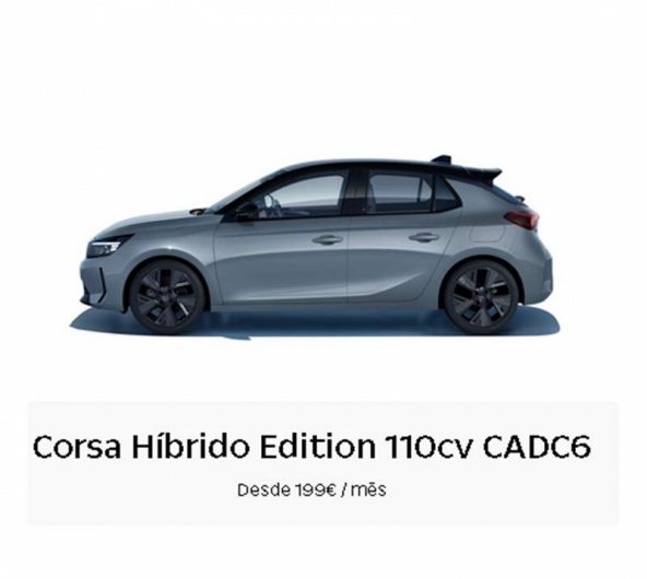 Corsa H�brido Edition 110cv CADC6 Desde 199� / m�s