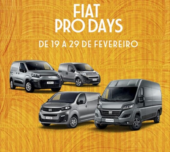 FIAT Pro Days - De 19 a 29 Fev