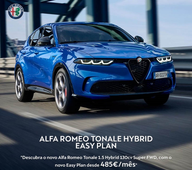 Alfa Romeo Tonale 1.5 Hybrid 130cv Renting - Desde 485€/mês