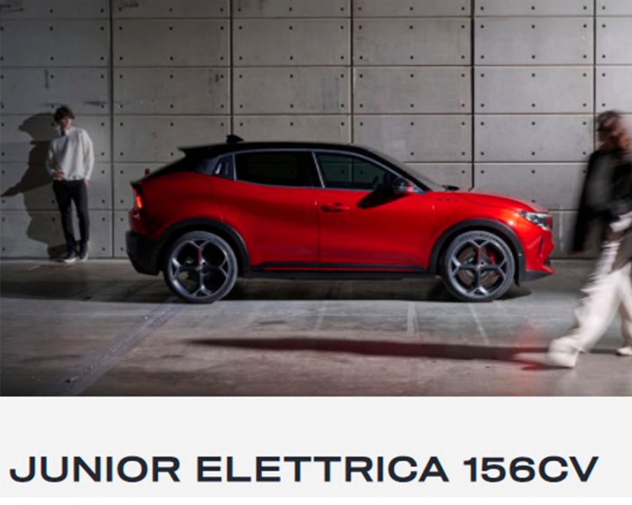 ALFA ROMEO JUNIOR ELETTRICA 156Cv 50kWh DESDE 250€ / MÊS ALFA ROMEO JUNIOR ELETTRICA 156Cv 50kWh DESDE 250€ / MÊS