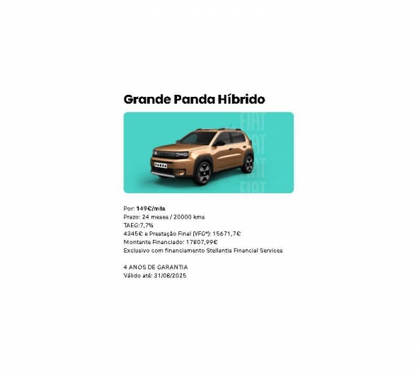 Grande Panda Hbrido Por: 149/ms*