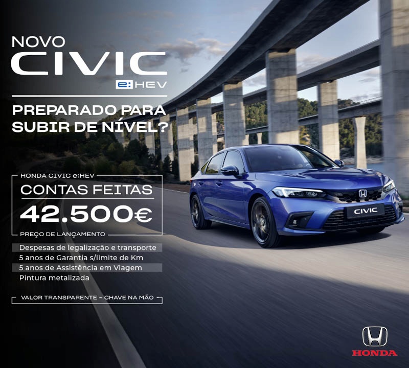 Novo Honda Civic e:HEV