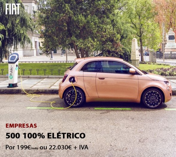 Novo FIAT 500 elétrico - Desde 199€+IVA