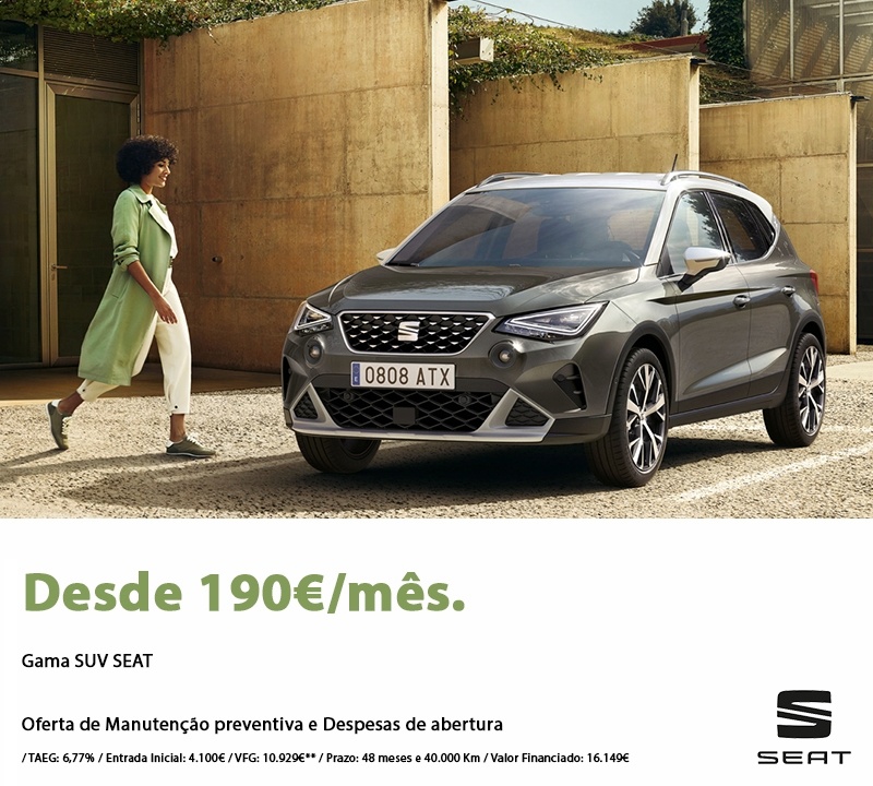 Gama SUV SEAT - Desde 190€/mês Gama SUV SEAT - Desde 190€/mês