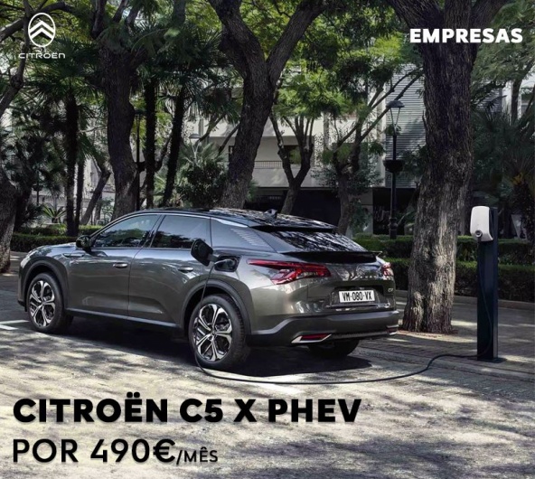 Citroen C5 X Híbrido PHEV Empresas - Por 490€/mês