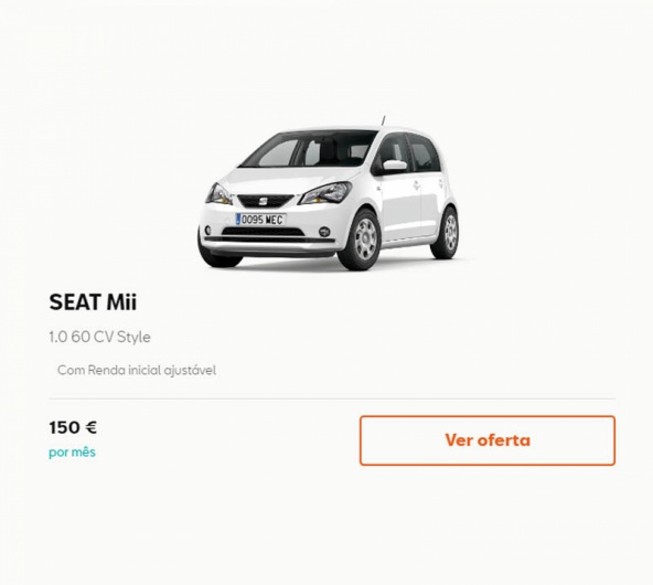 SEAT Mii - Easy Renting - 150€/mês SEAT Mii - Easy Renting - 150€/mês