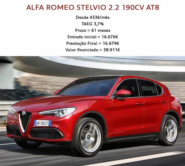 ALFA ROMEO STELVIO 2.2 190CV AT8 ALFA ROMEO STELVIO 2.2 190CV AT8