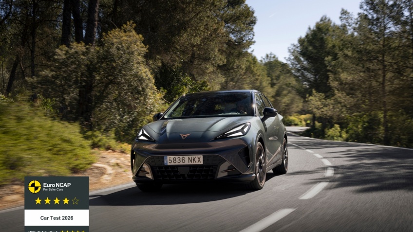 CUPRA Raval obt�m classifica��o de 5 estrelas Euro NCAP ao abrigo do novo protocolo de avalia��o de seguran�a de 2026