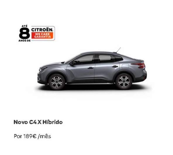 Novo C4 X H�brido Por 189� /m�s*