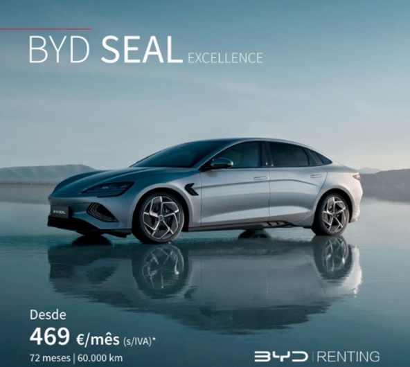 BYD SEAL Desde 469 /ms (s/IVA)*.
