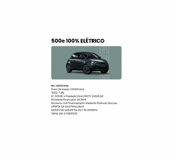 500e 100% ELTRICO GIORGIO ARMANI EDIO DE COLECIONADOR*
