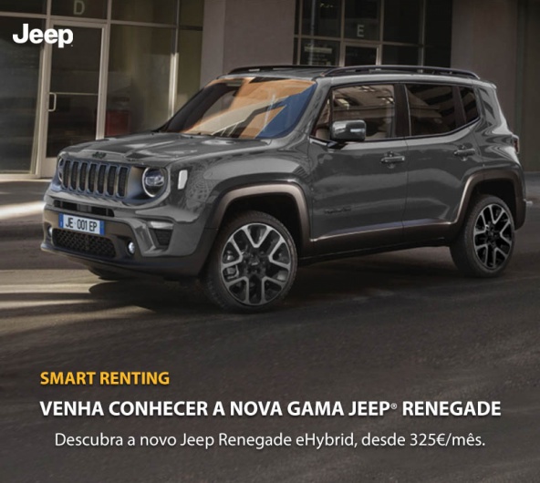 Jeep Renegade eHybrid - Desde 325€/mês