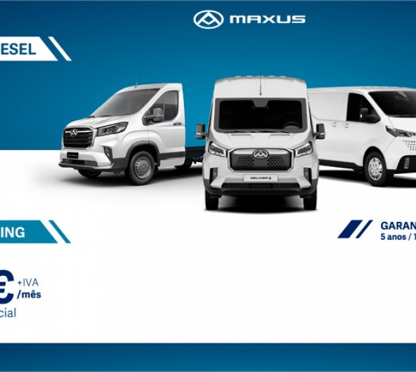 MAXUS GAMA DIESEL DESDE 389 / M�S + IVA SEM ENTRADA INICIAL.