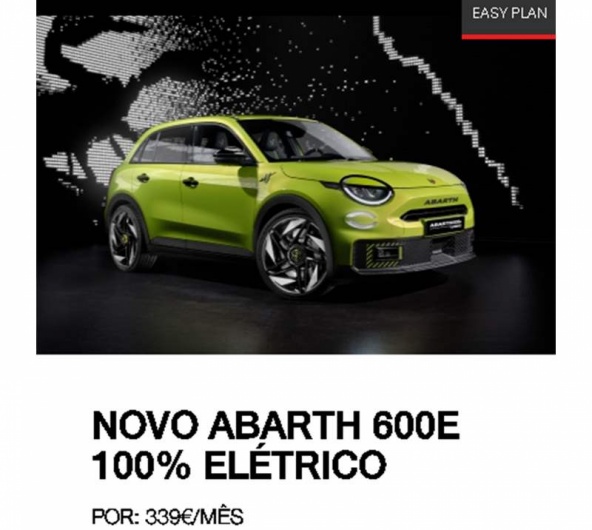 NOVO ABARTH 600e 100% EL�TRICO Por 339�/m�s + IVA