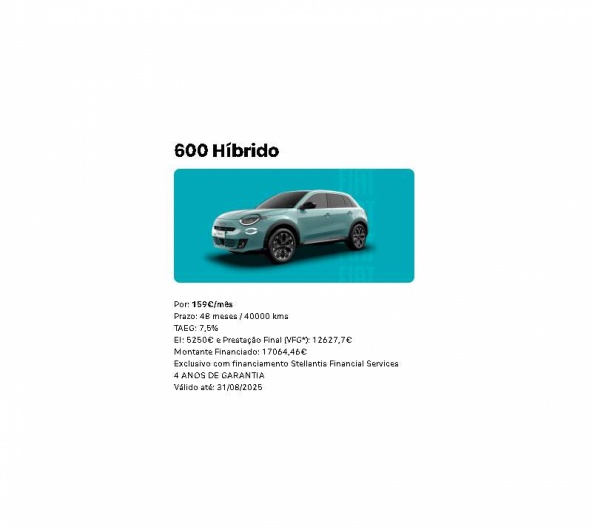 600 Hbrido Por: 159/ms*