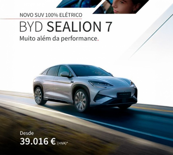 Novo BYD SEALION 7 desde 39.016 €* Novo BYD SEALION 7 desde 39.016 €*
