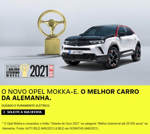 Novo Opel Mokka-E - O melhor carro da Alemanha