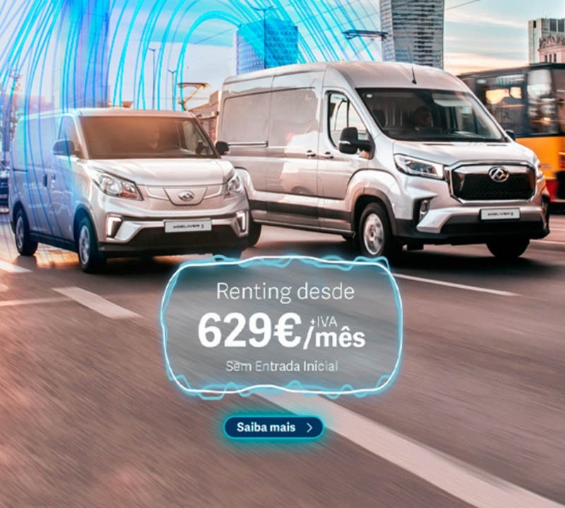 Maxus Empresas - Renting desde 629€/mês + IVA Maxus Empresas - Renting desde 629€/mês + IVA