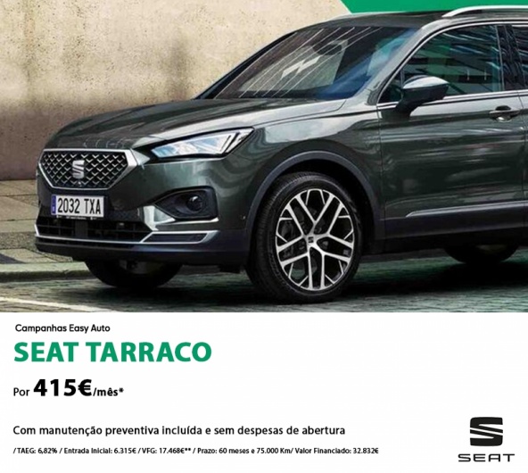 SEAT Tarraco Easy Auto - Por 415€/mês
