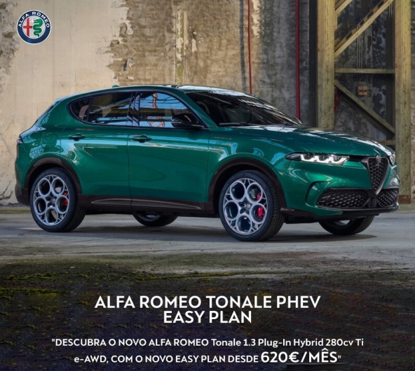 Alfa Romeo Tonale PHEV Renting - Desde 620€/mês