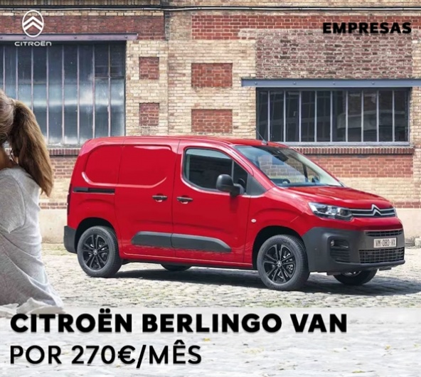Citroen Berlingo Van Profissional - Por 270€/mês