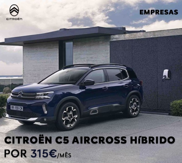 Citroen C5 Aircross Híbrido Profissional - Por 375€/mês