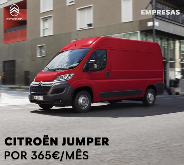 Citroen Jumper Profissional - Por 365€/mês