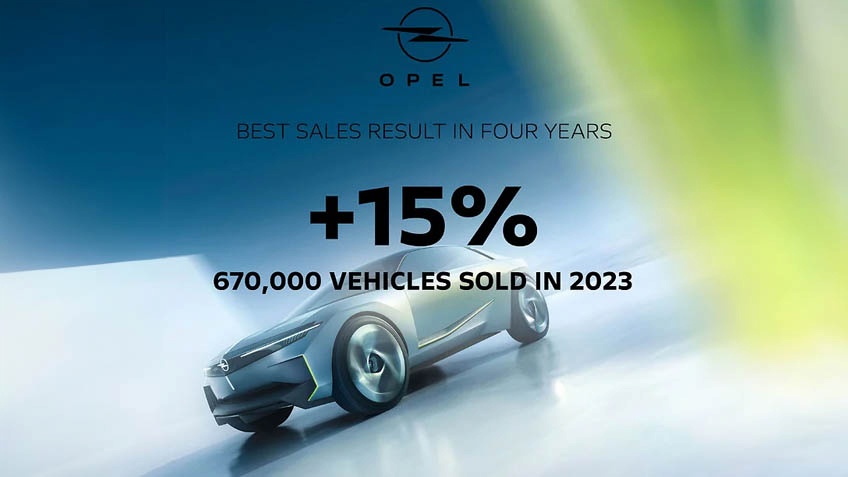 Opel registou aumento de 15% nas vendas globais em 2023