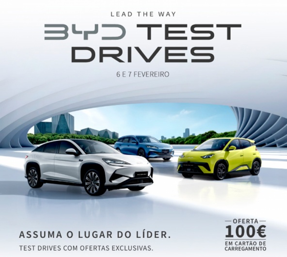 CONVITE - BYD TEST DRIVES 6 E 7 FEVEREIRO