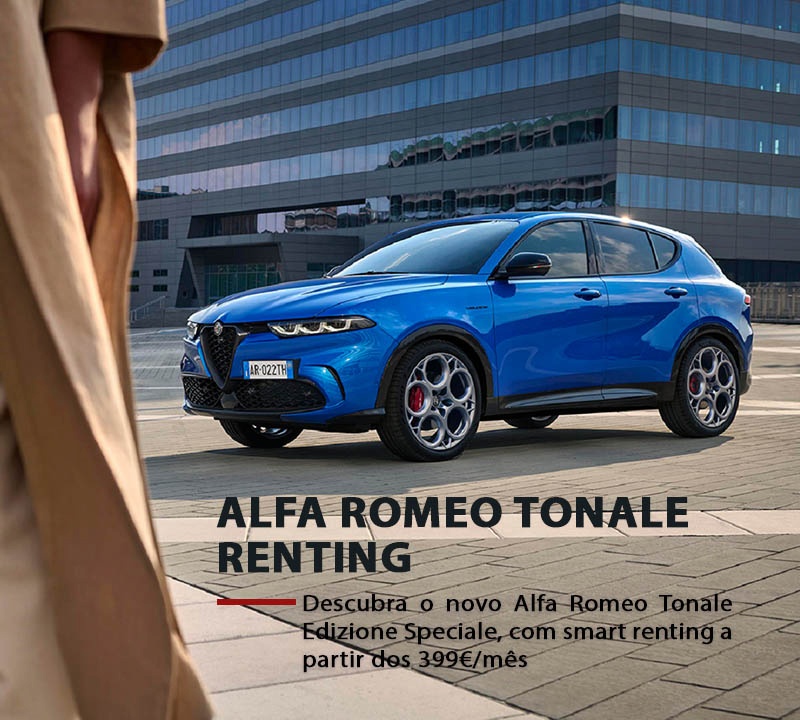 Alfa Romeo Tonale Renting - A partir de 399€/mês