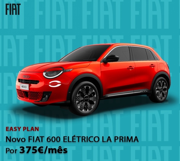 Novo FIAT 600e La Prima - Por 375€/mês