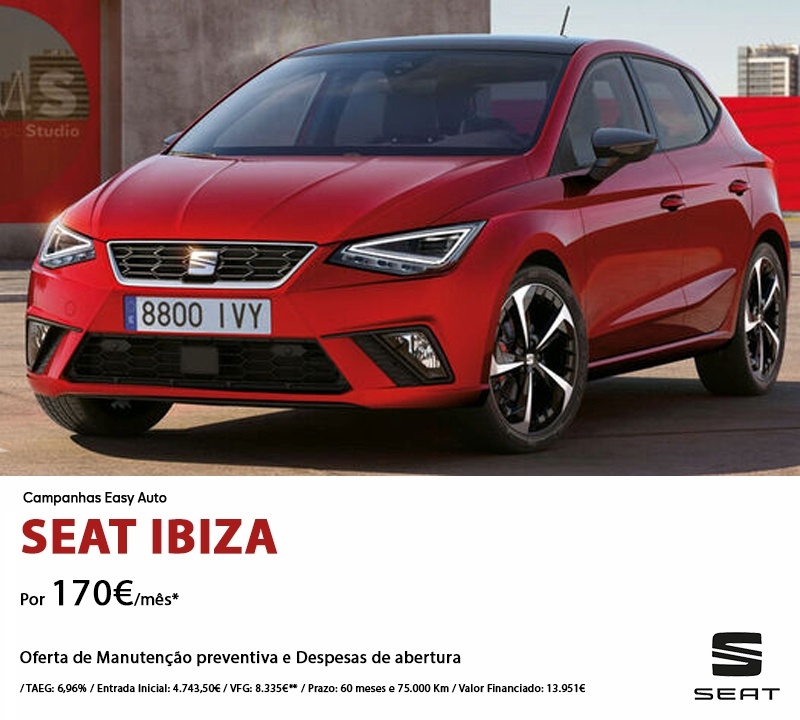 SEAT Ibiza Easy Auto - Por 170€/mes