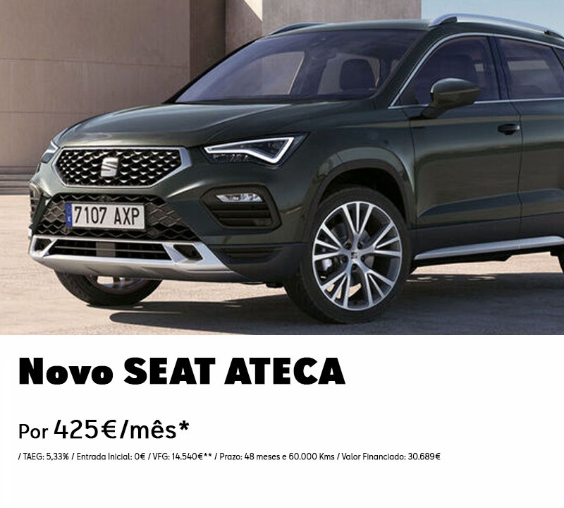 SEAT ATECA Easy Auto - Por 425€/Mês