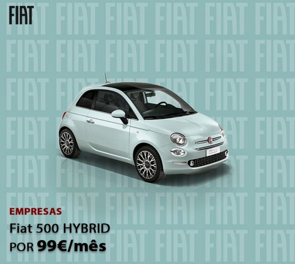 FIAT 500 Hybrid Empresas - Por 99€/mês