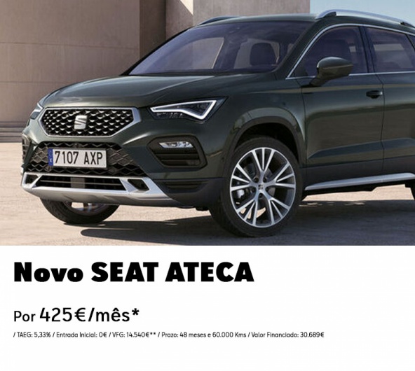 SEAT ATECA Easy Auto - Por 245€/Mês