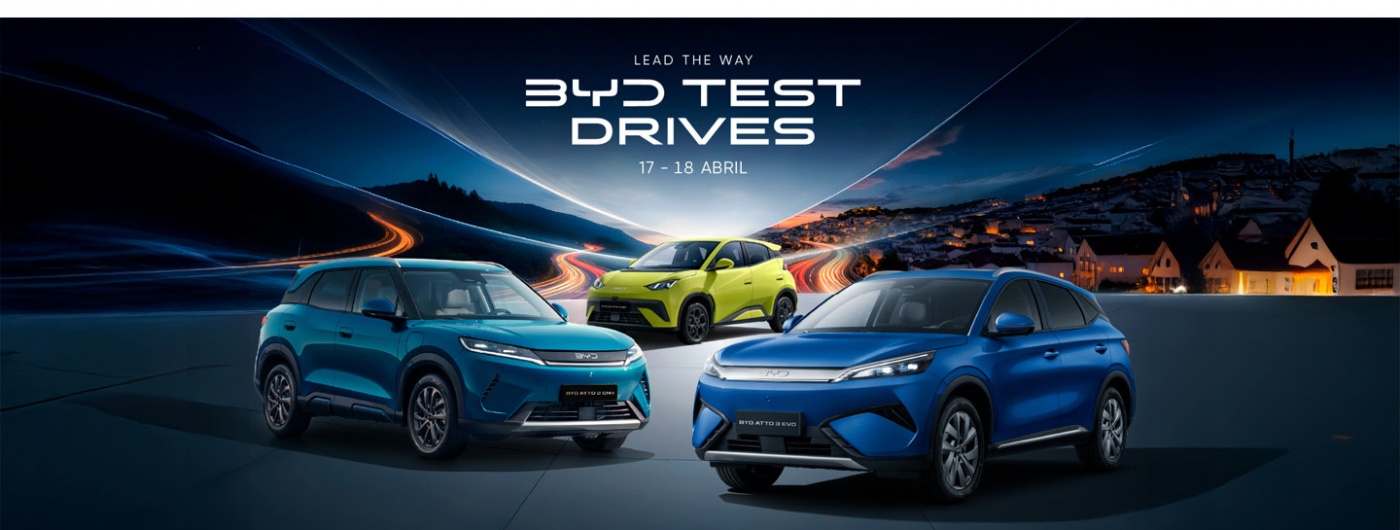 BYD Test Drives - 17 e 18 de Abril