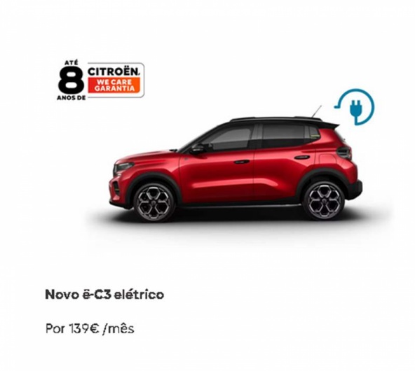 Novo �-C3 el�trico Por 139� /m�s *
