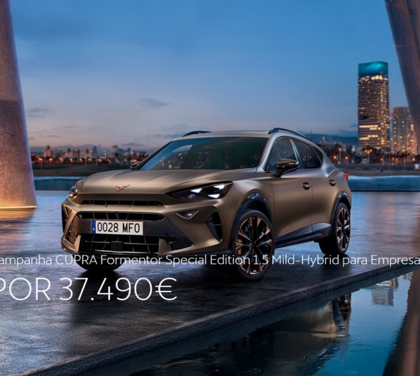 Campanha CUPRA Formentor Special Edition 1.5 Mild-Hybrid para Empresas Por 37.490€ Campanha CUPRA Formentor Special Edition 1.5 Mild-Hybrid para Empresas Por 37.490€