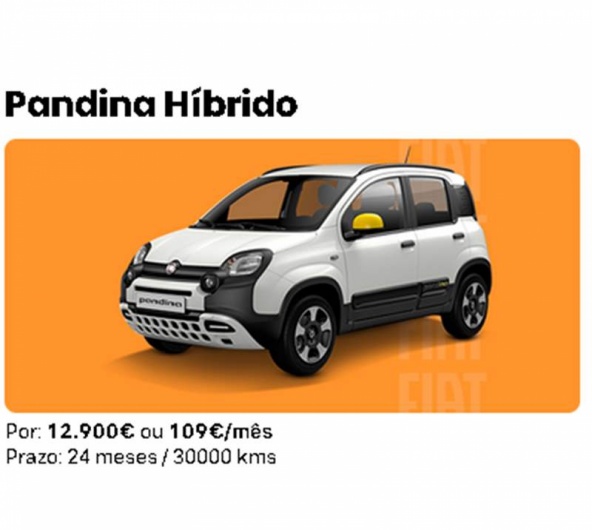 Pandina H�brido Por 12.900� ou 109�/m�s
