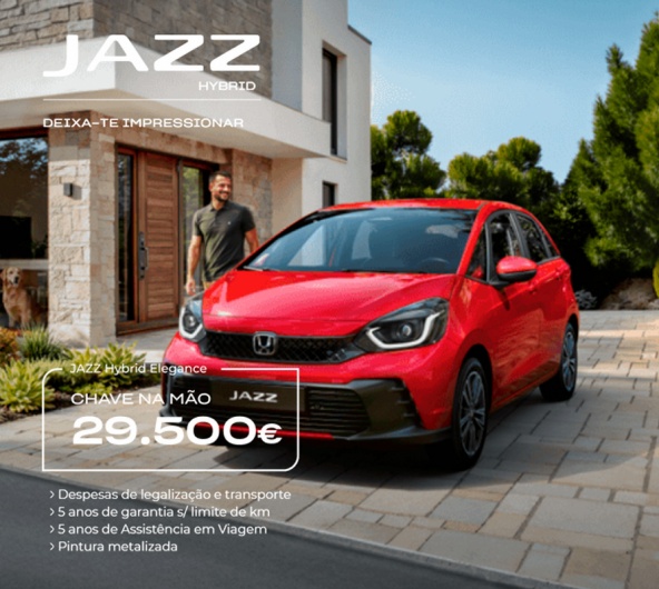 HONDA JAZZ HYBRID Chave na M�o por 29.500�*