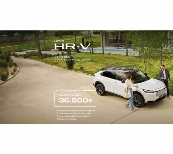 novo Honda HR-V Hybrid Elegance- Chave na m�o 36.500�*