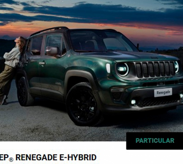 JEEP® RENEGADE E-HYBRID Por 310€ / Mês JEEP® RENEGADE E-HYBRID Por 310€ / Mês