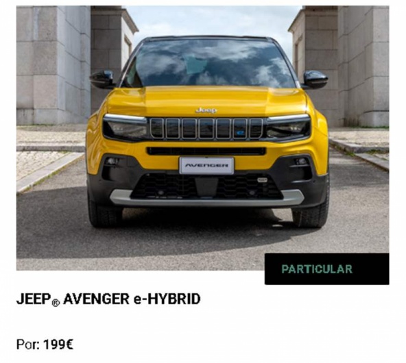 JEEP� AVENGER e-HYBRID Por: 199�