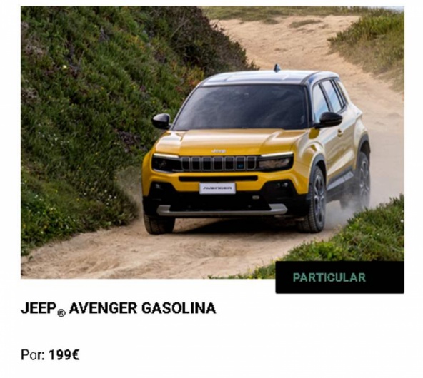 NOVO JEEP� AVENGER GASOLINA Por: 199�